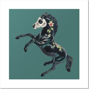 Sugar Skull Horse Posters and Art